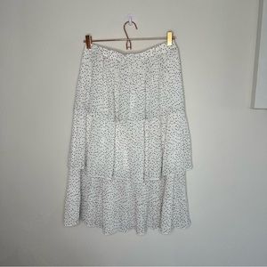 WD.NY Polka Dot Tier Pleated Skirt